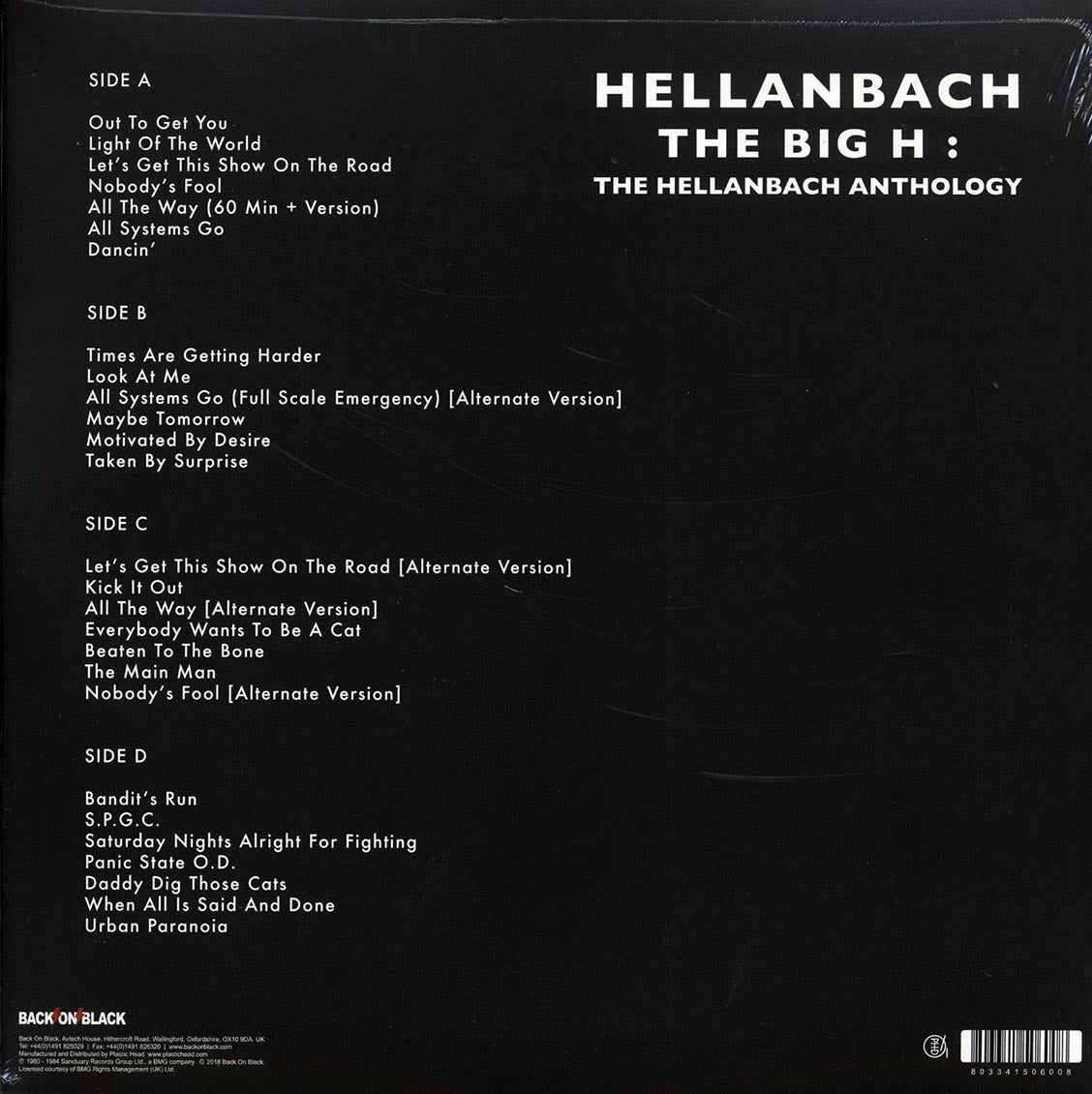 Hellenbach - The Big H: The Hellenbach Anthology (27 tracks) (ltd. ed.) (2xLP) (white vinyl)