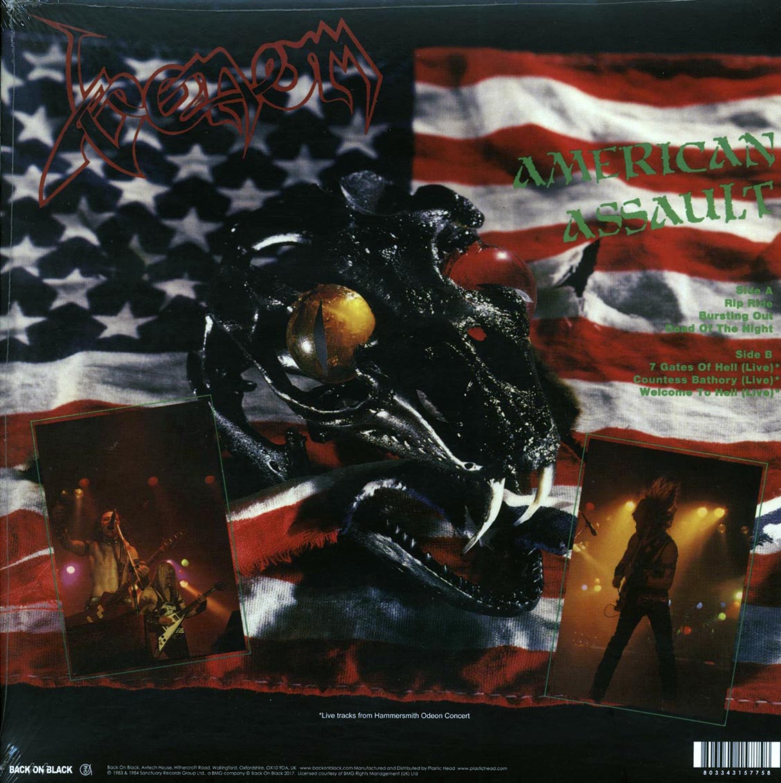 Venom - American Assault (ltd. ed.) (splatter vinyl)