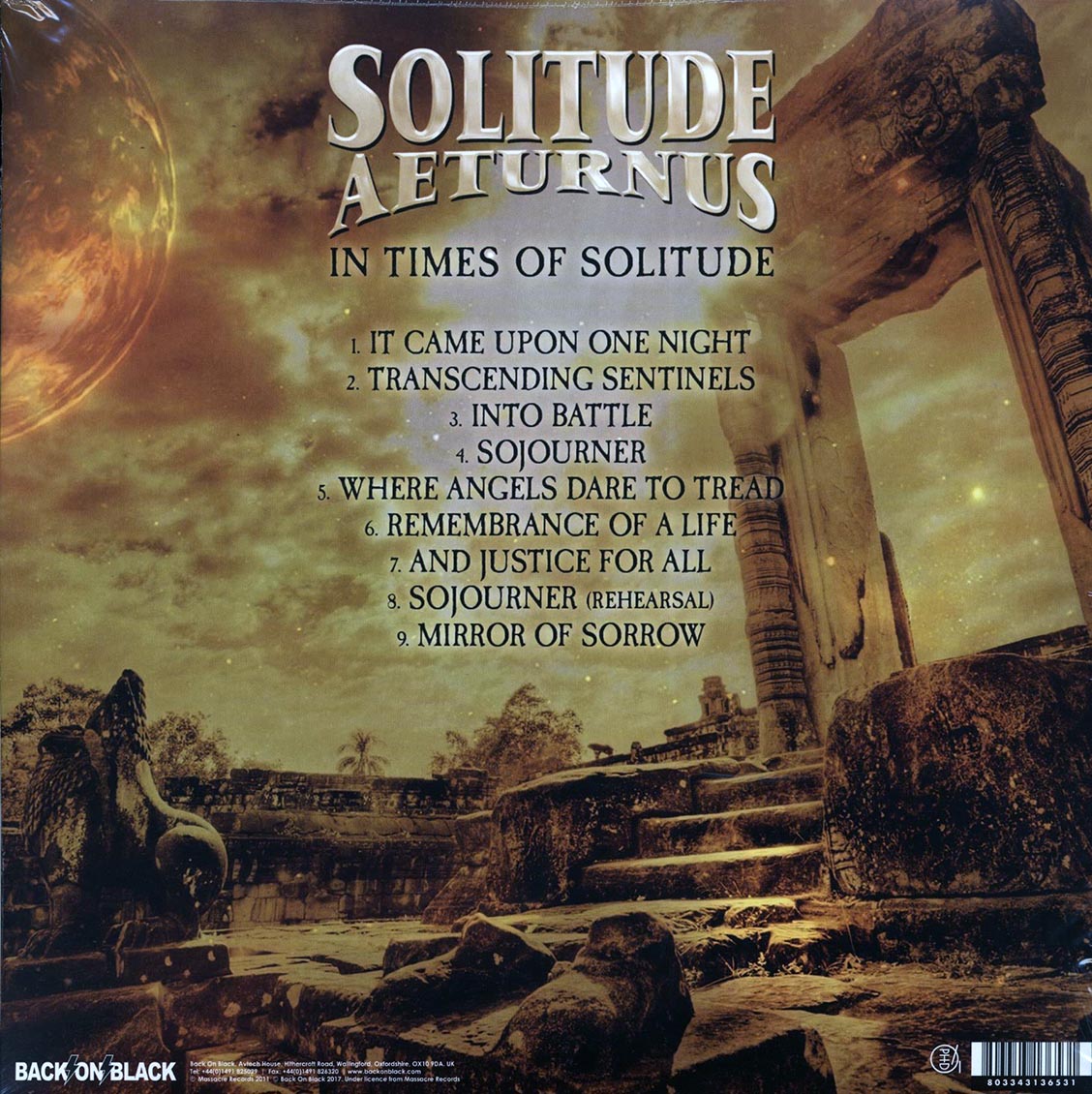 Solitude Aeturnus - In Times Of Solitude (RSD 2017) (ltd. ed.) (2xLP) (white vinyl)