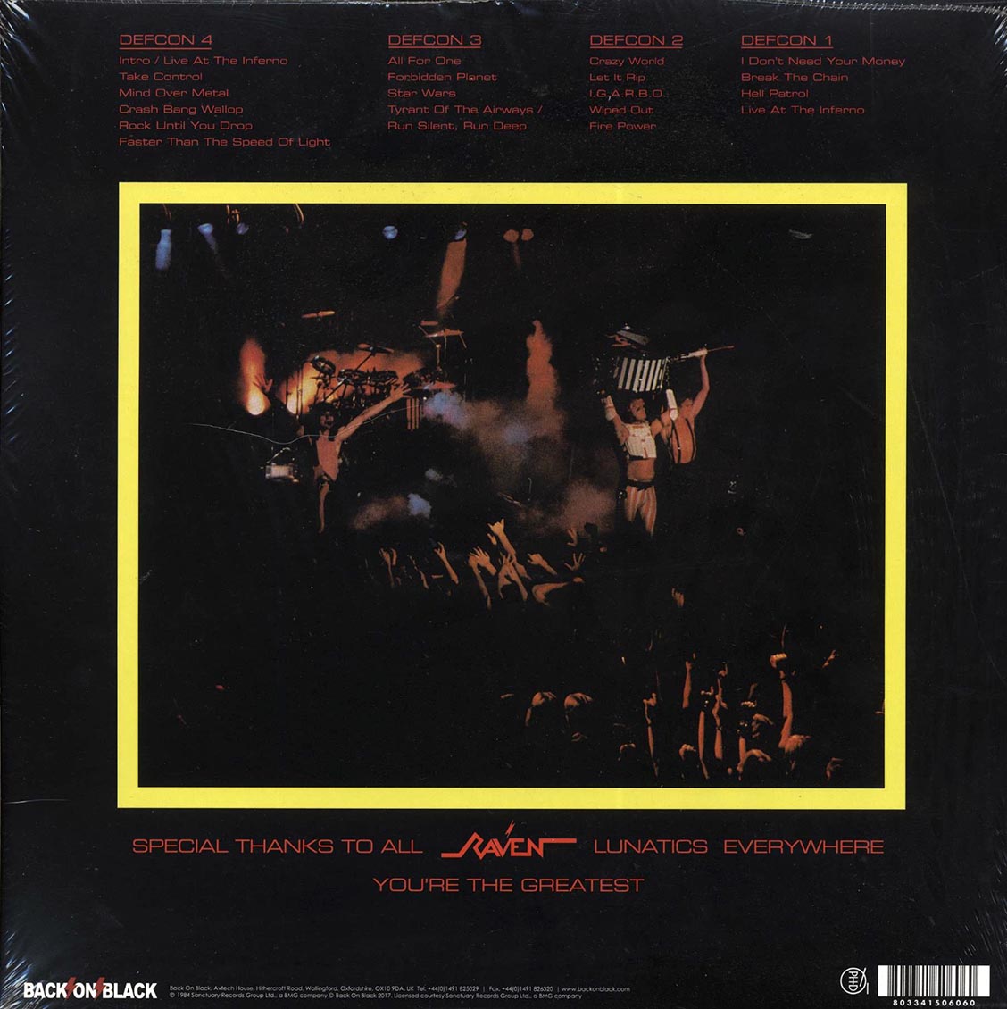 Raven - Live At The Inferno (ltd. ed.) (2xLP) (red vinyl)