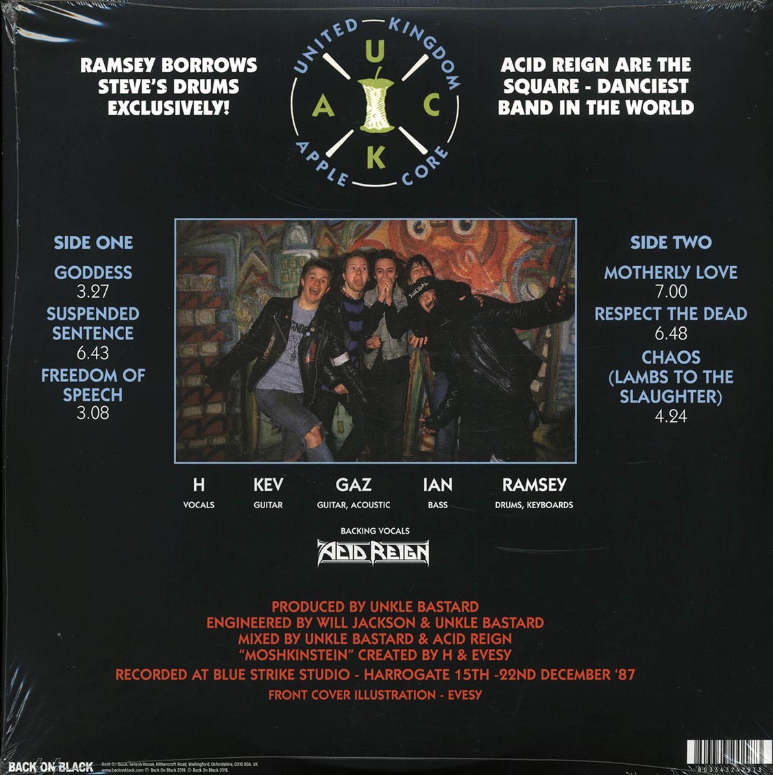 Acid Reign - Moshkinstein (ltd. ed.) (blue vinyl) (remastered)