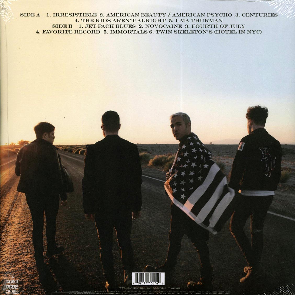 Fall Out Boy - American Beauty American Psycho (blue vinyl)