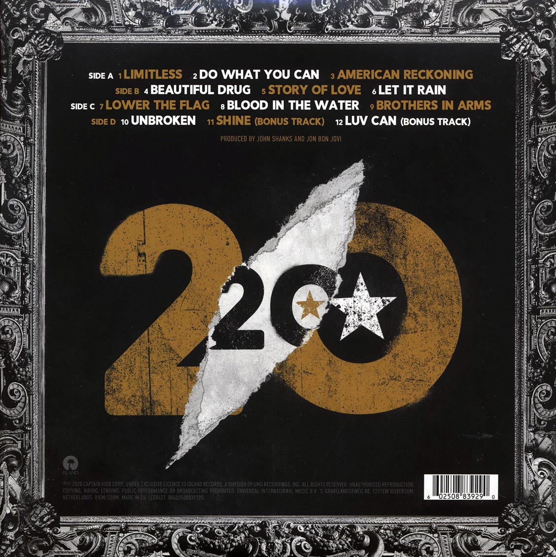 Bon Jovi - 2020 (2xLP)