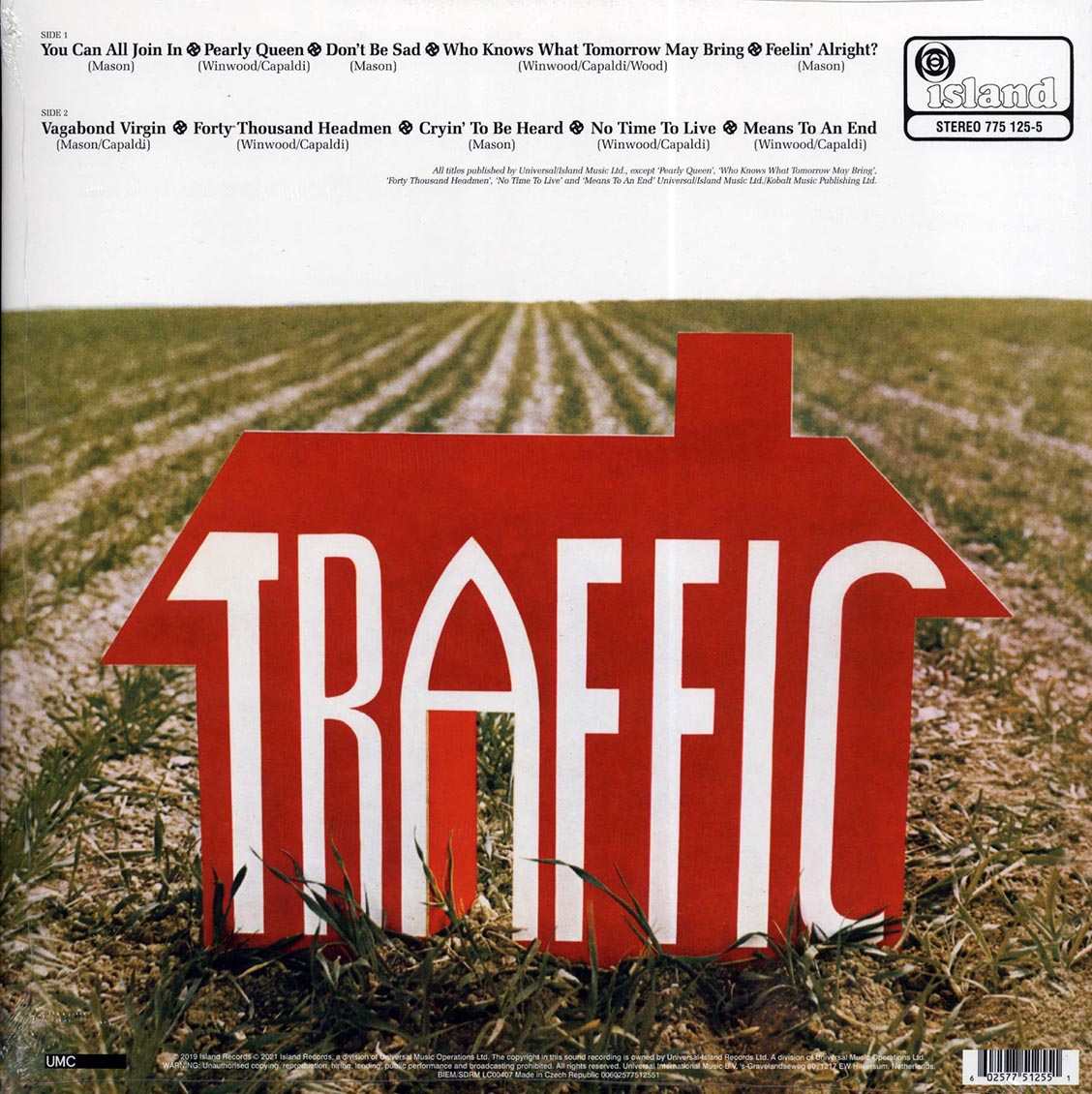 Traffic - Traffic (incl. mp3) (180g) (remastered)