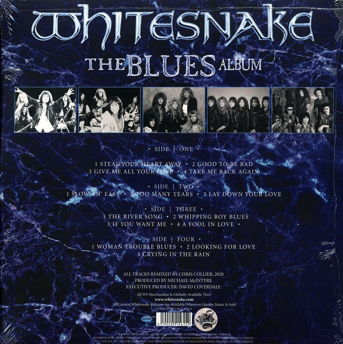 Whitesnake - The Blues Album (2xLP) (180g) (blue vinyl)