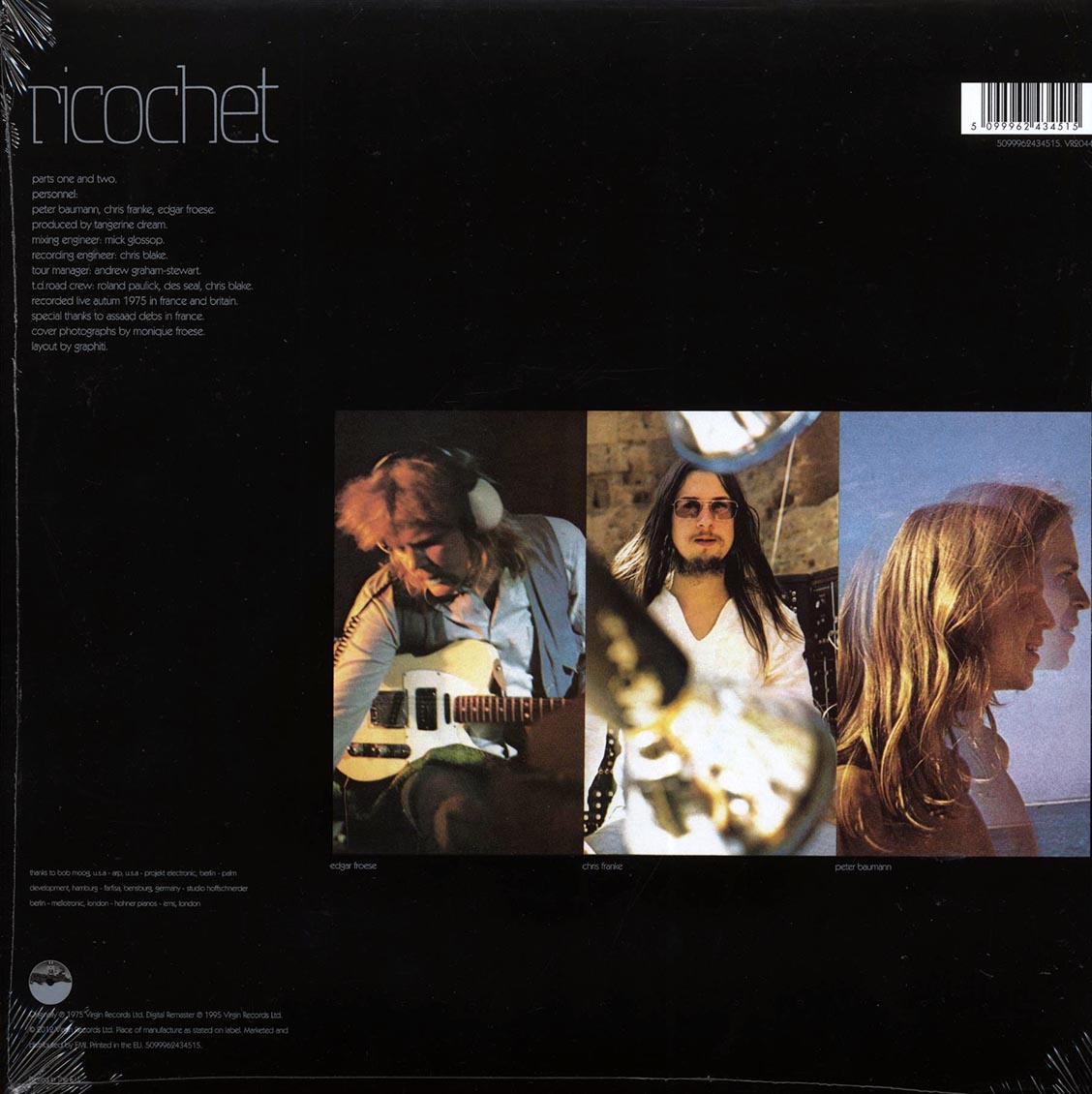 Tangerine Dream - Ricochet (180g) (remastered)