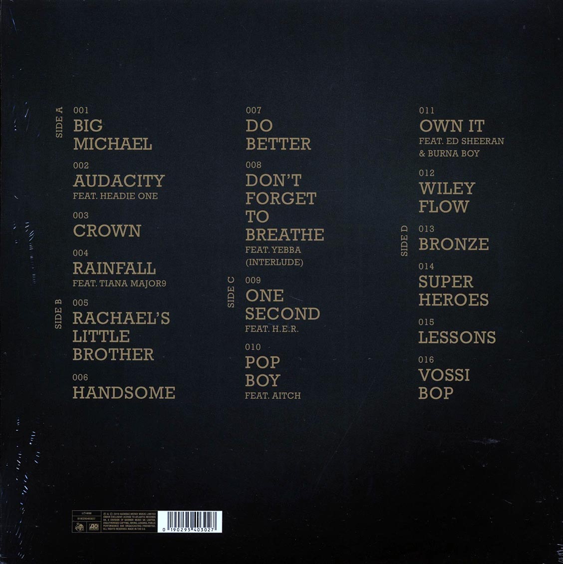 Stormzy - Heavy In The Head (2xLP) (45rpm) (gold vinyl)