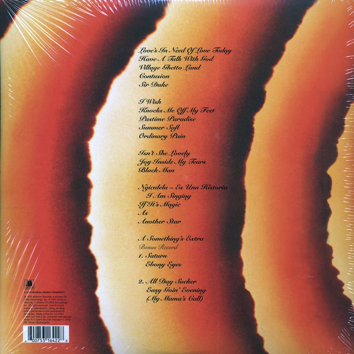 Stevie Wonder - Songs In The Key Of Life (21 tracks) (2xLP) (180g) (remastered)