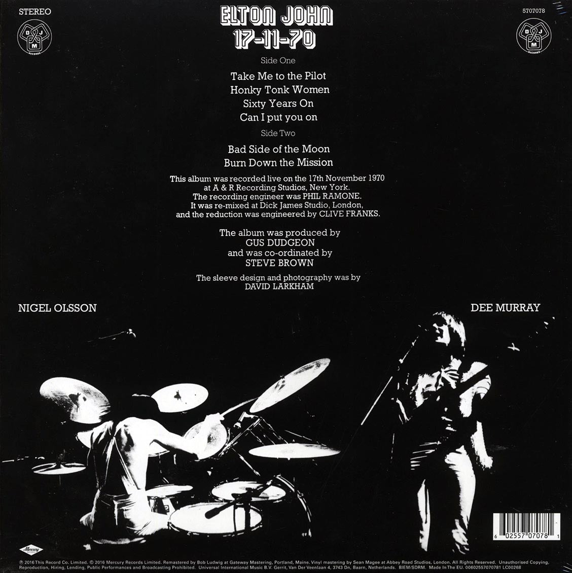 Elton John - 17-11-70 (incl. mp3) (180g)