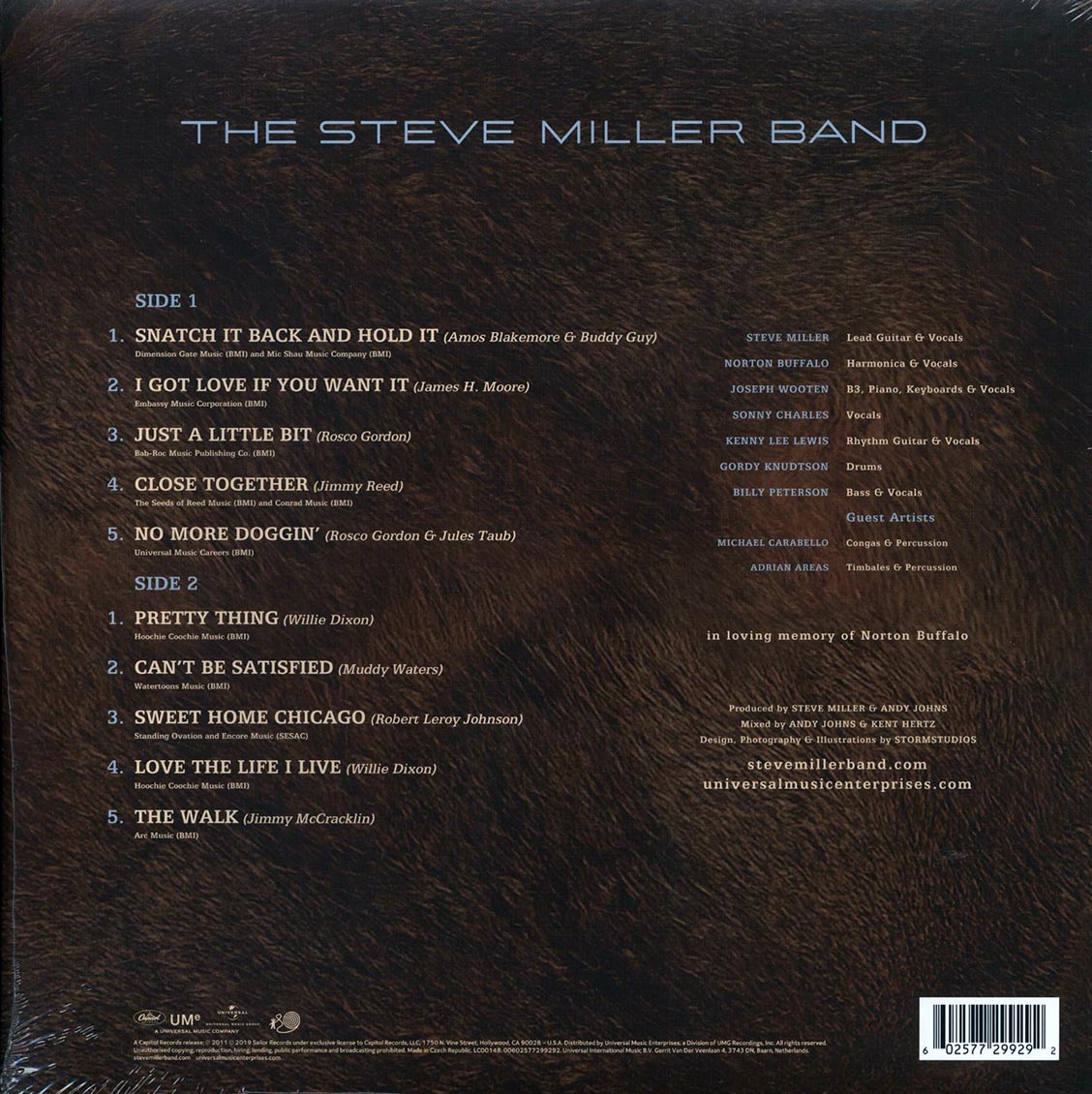 Steve Miller Band - Let Your Hair Down (incl. mp3) (180g)