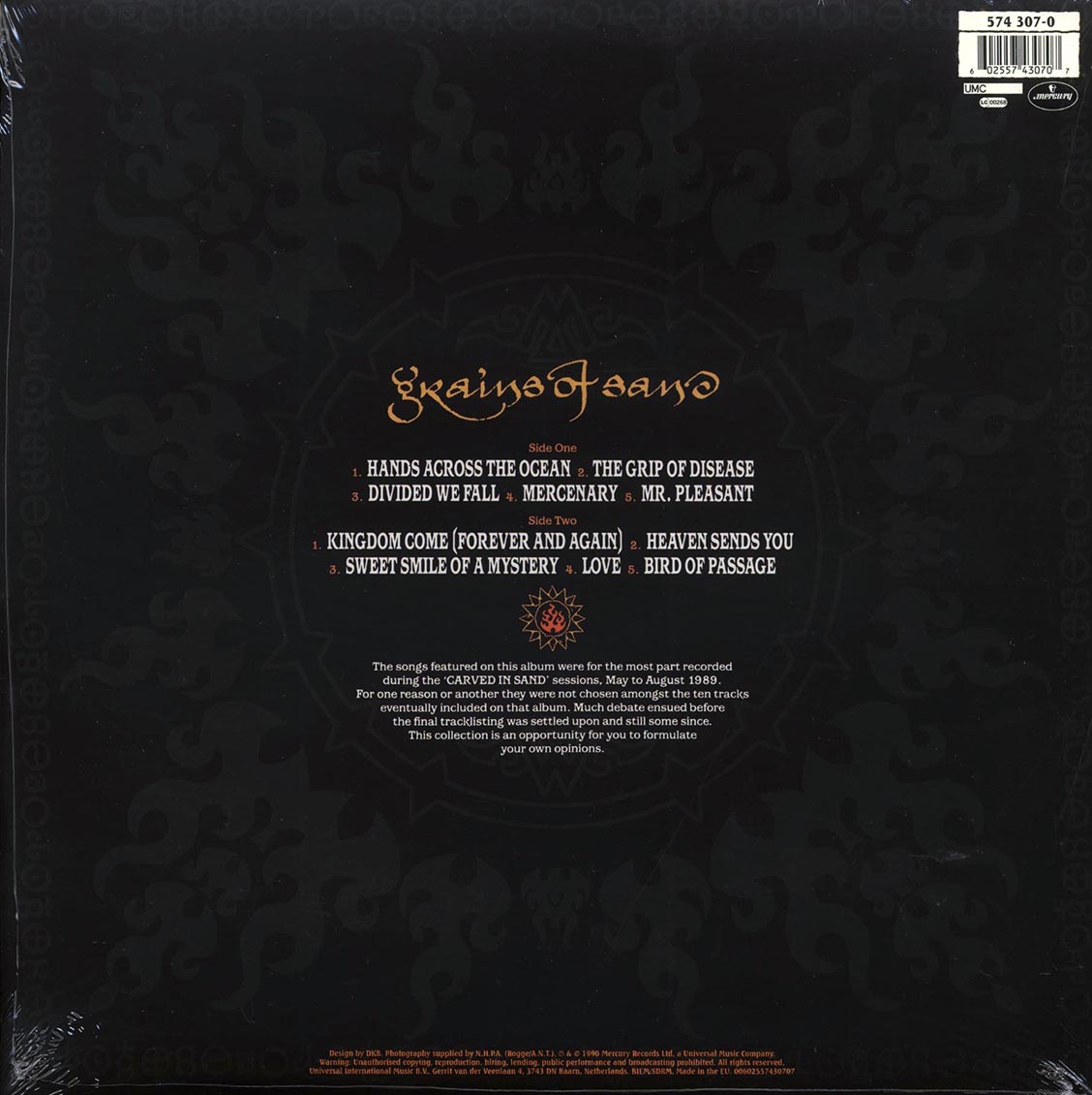 The Mission - Grains Of Sand (incl. mp3) (180g)