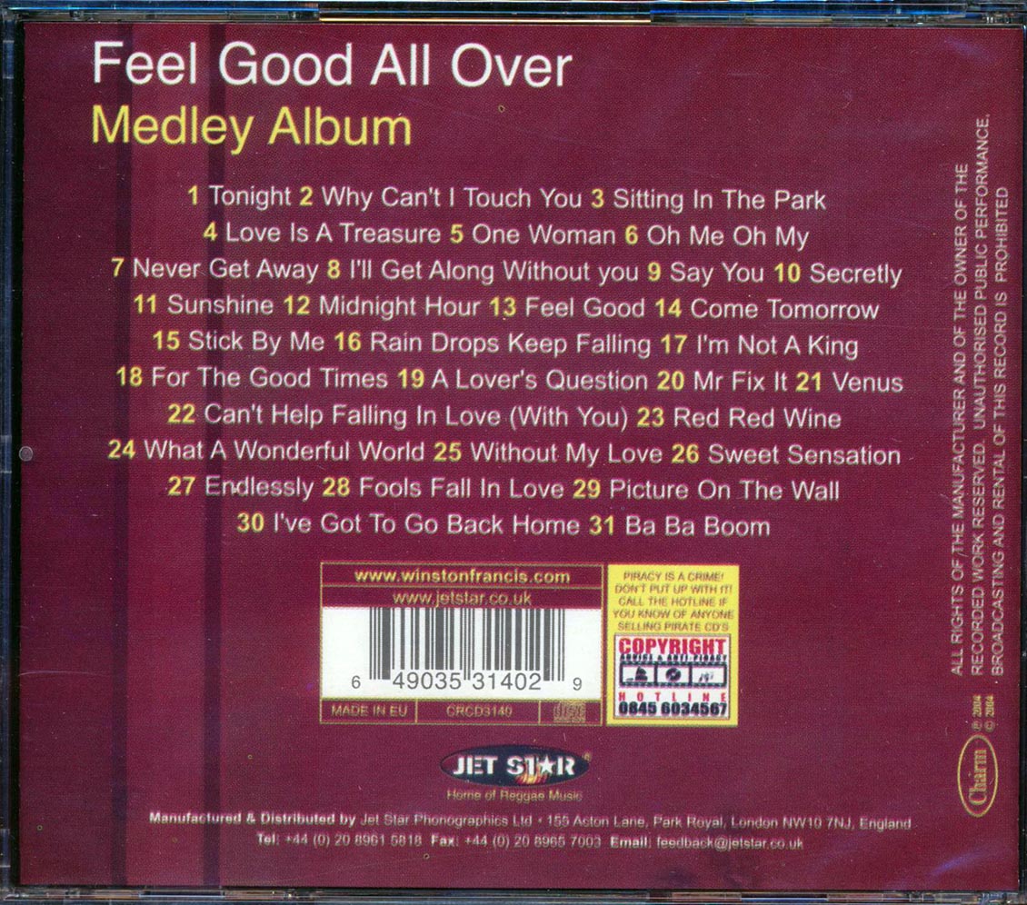 Winston Francis - Feel Good All Over (31 tracks)