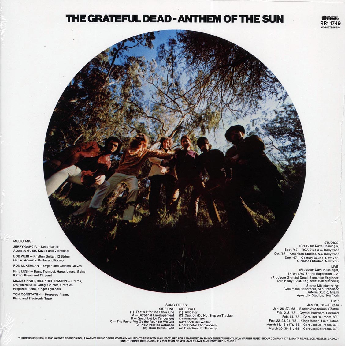 Grateful Dead - Anthem Of The Sun (50th Anniv. Ed.) (remastered)