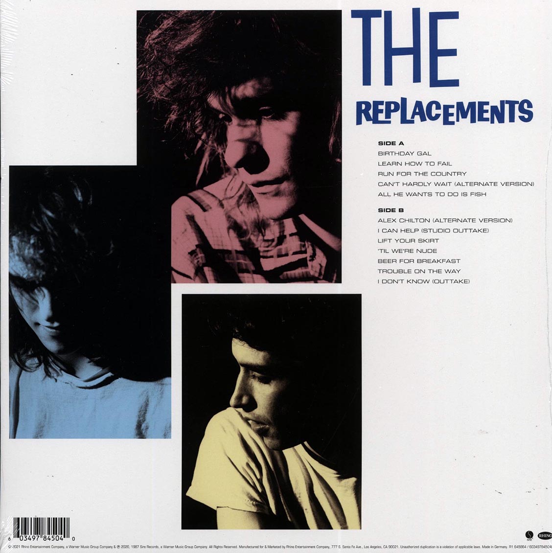 The Replacements - The Pleasure's All Yours: Pleased To Meet Me Outtakes & Alternates (RSD 2021) (ltd. ed.)