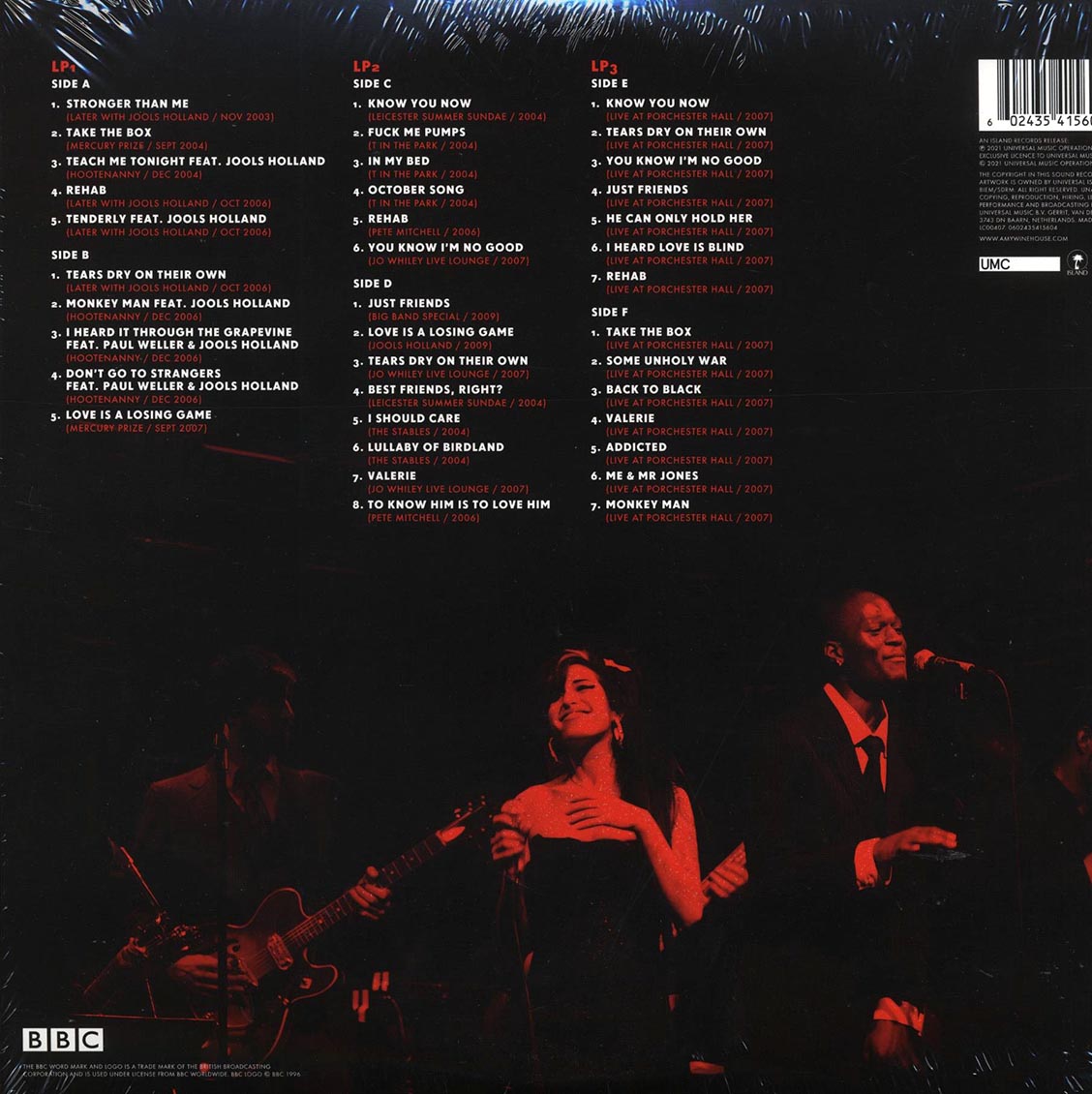 Amy Winehouse - At The BBC (3xLP) (incl. mp3) (180g)