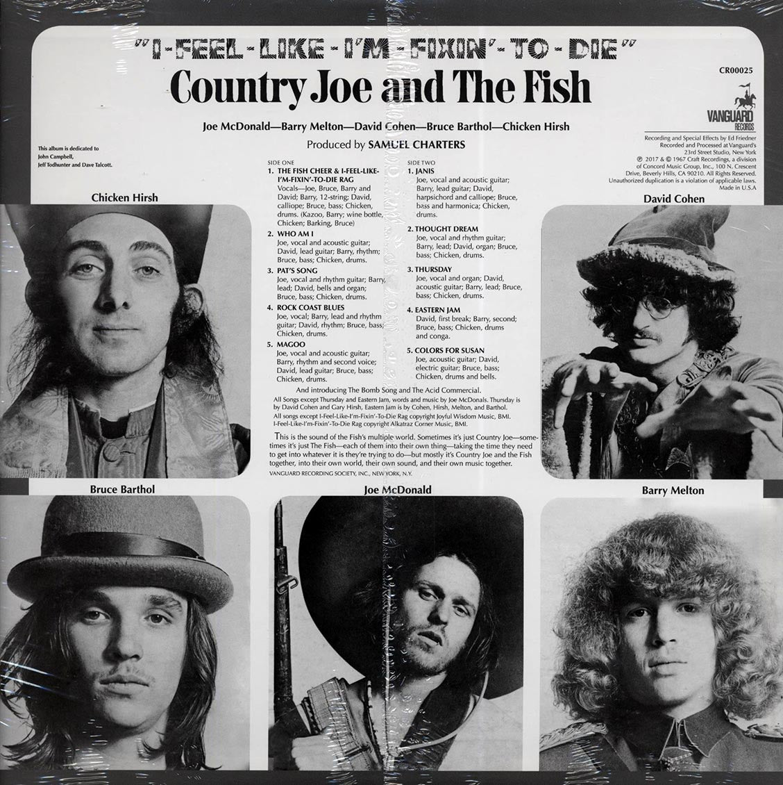 Country Joe & The Fish - I Feel Like I'm Fixin' To Die (180g)