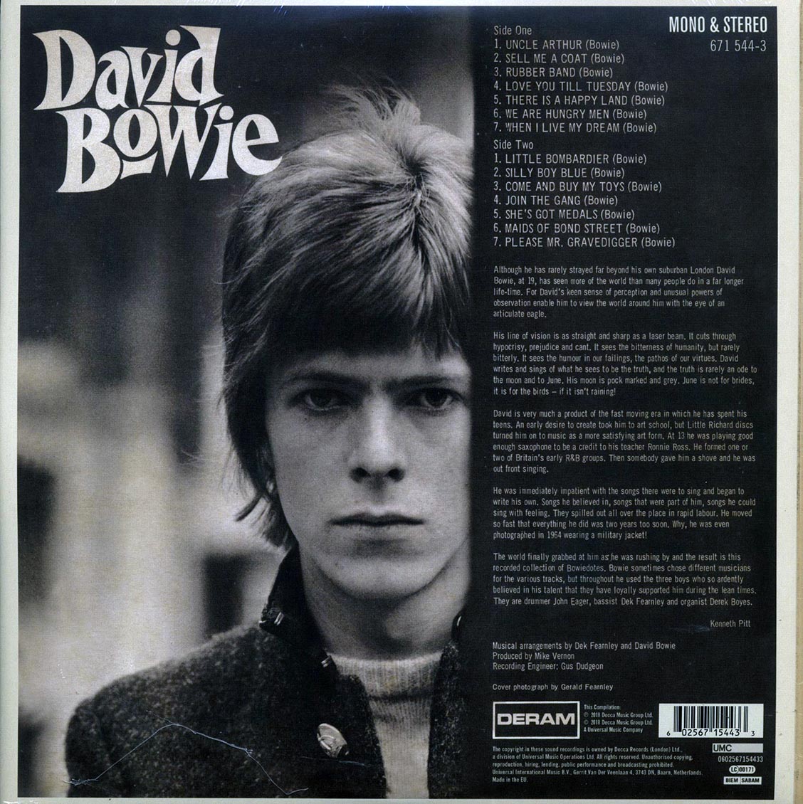 David Bowie - David Bowie (28 tracks) (mono+stereo) (RSD 2018) (ltd. ed.) (2xLP) (incl. mp3) (180g) (colored vinyl)