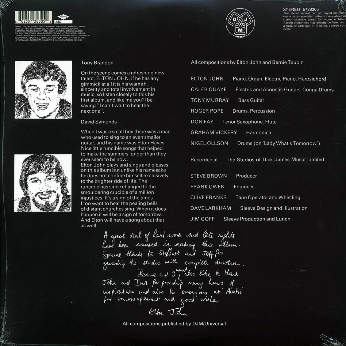 Elton John - Empty Sky (incl. mp3) (180g)