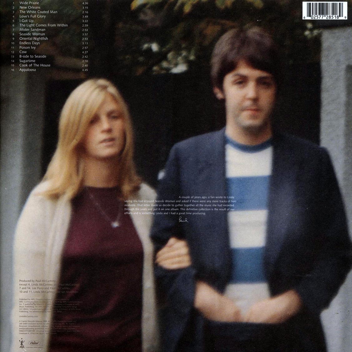 Linda McCartney - Wide Prairie (180g) (remastered) (audiophile)