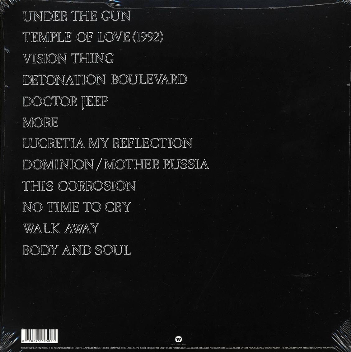 The Sisters Of Mercy - Greatest Hits Volume 1: A Slight Case Of Overbombing (2xLP)