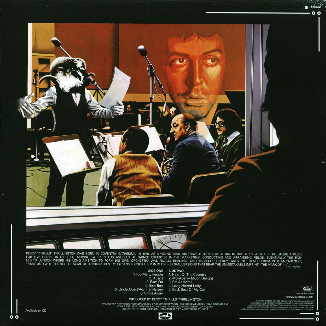 Paul McCartney - Percy "Thrills" Thrillington (incl. mp3) (180g) (audiophile)