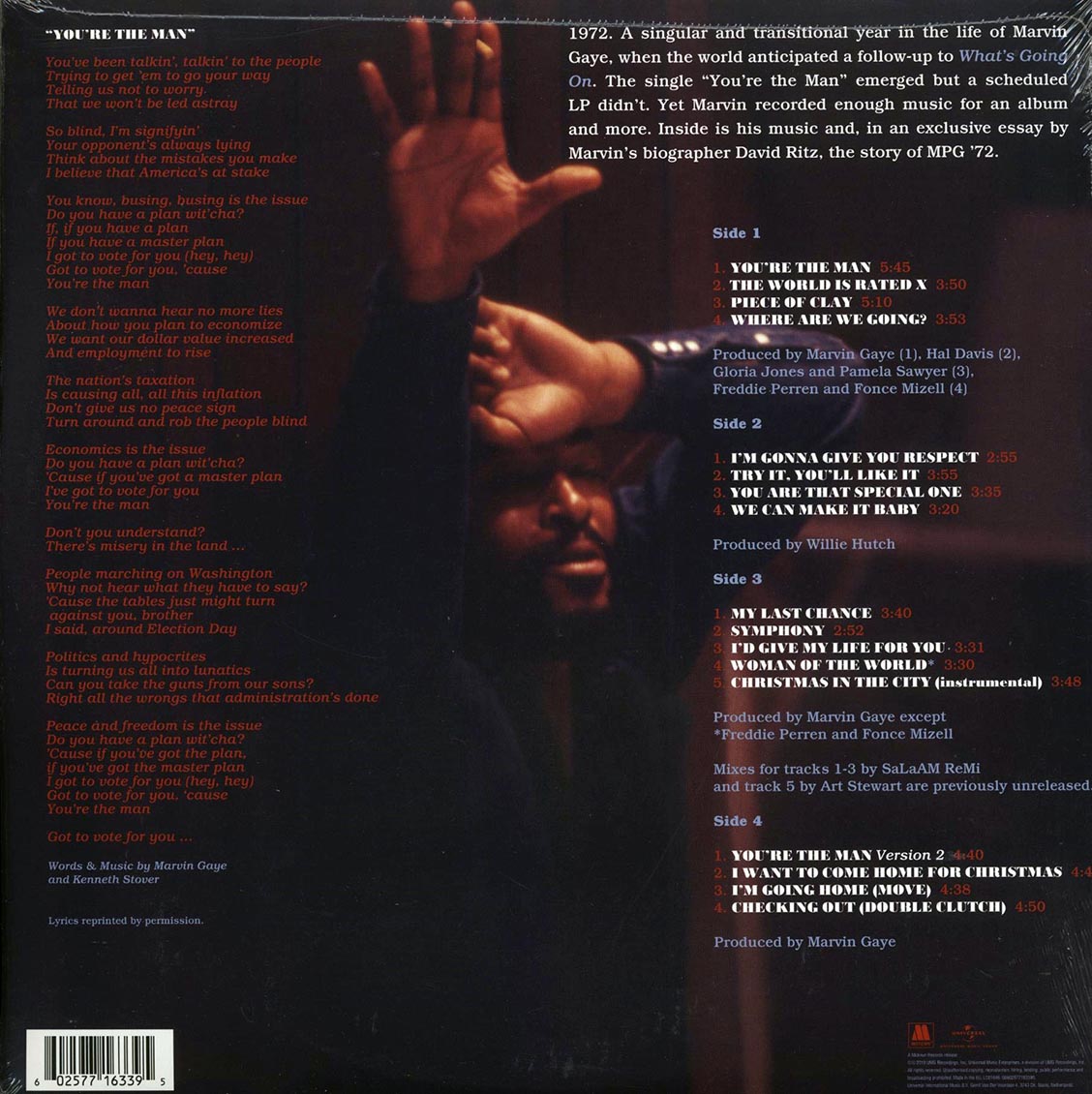 Marvin Gaye - You're The Man (2xLP)