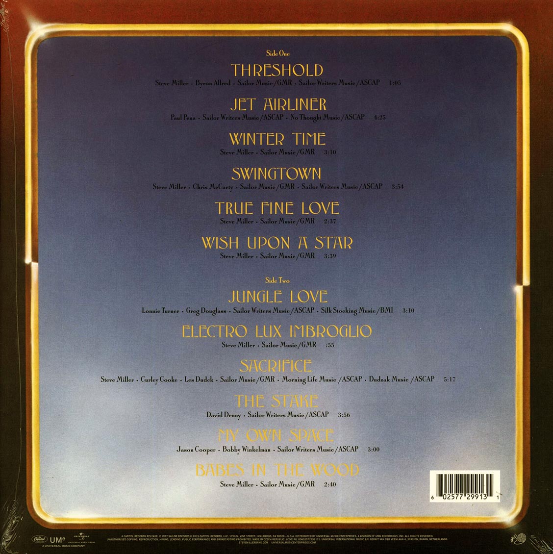 Steve Miller Band - Book Of Dreams (incl. mp3) (180g)