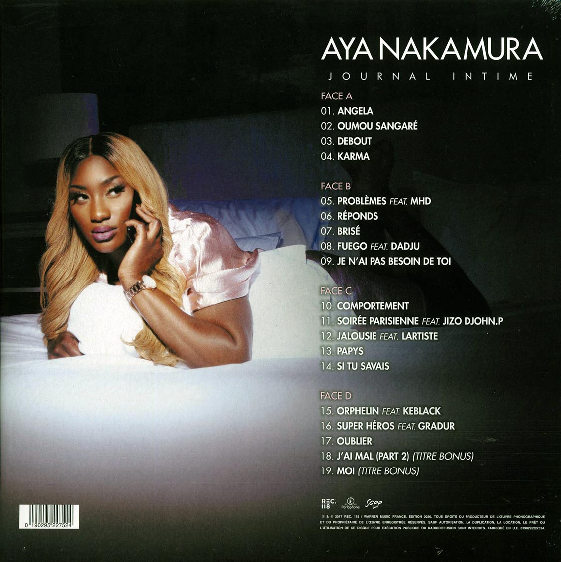 Aya Nakamura - Journal Intime (ltd. ed.) (2xLP) (pink vinyl)