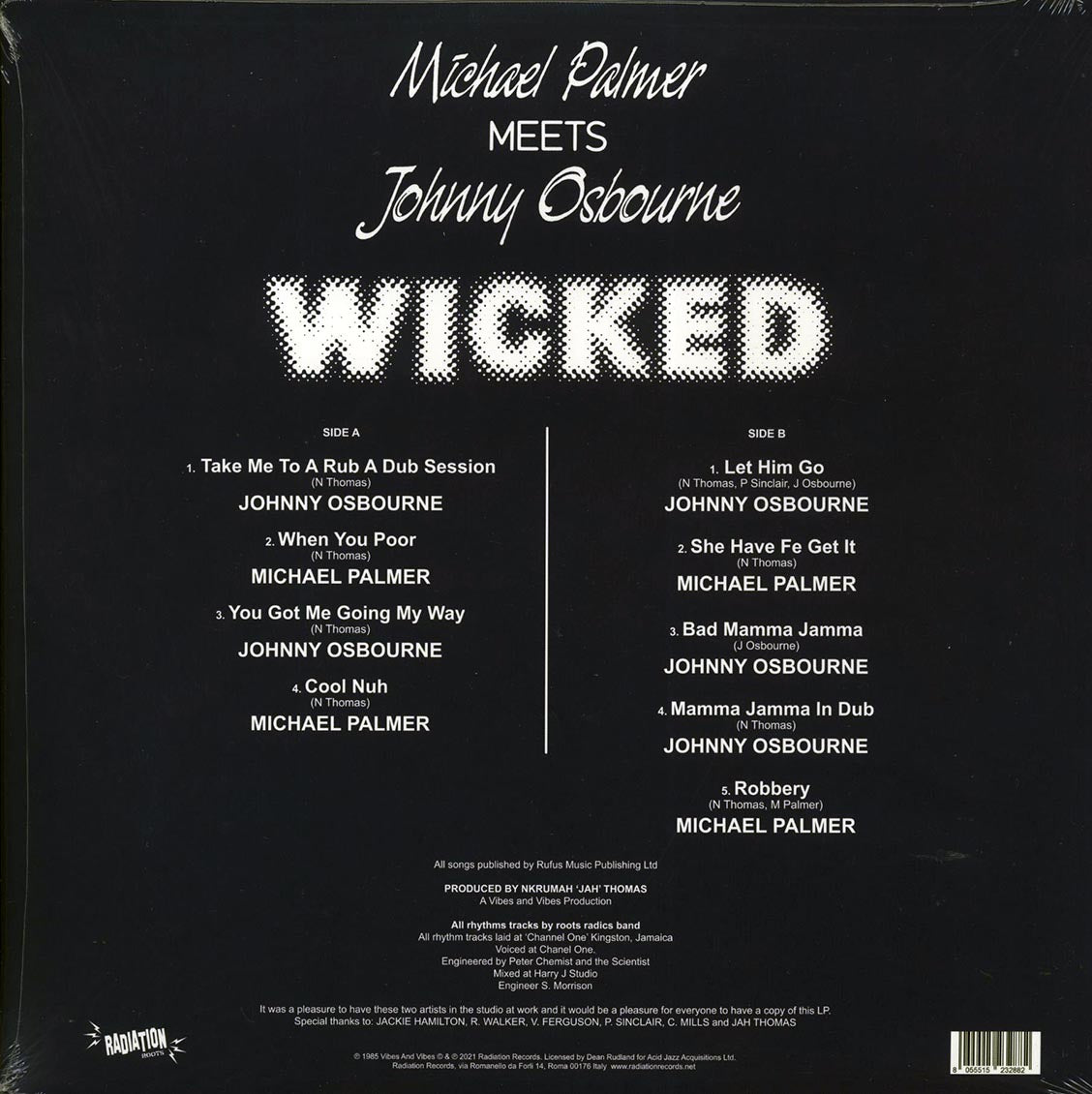 Michael Palmer, Johnny Osbourne - Michael Palmer Meets Johnny Osbourne: Wicked