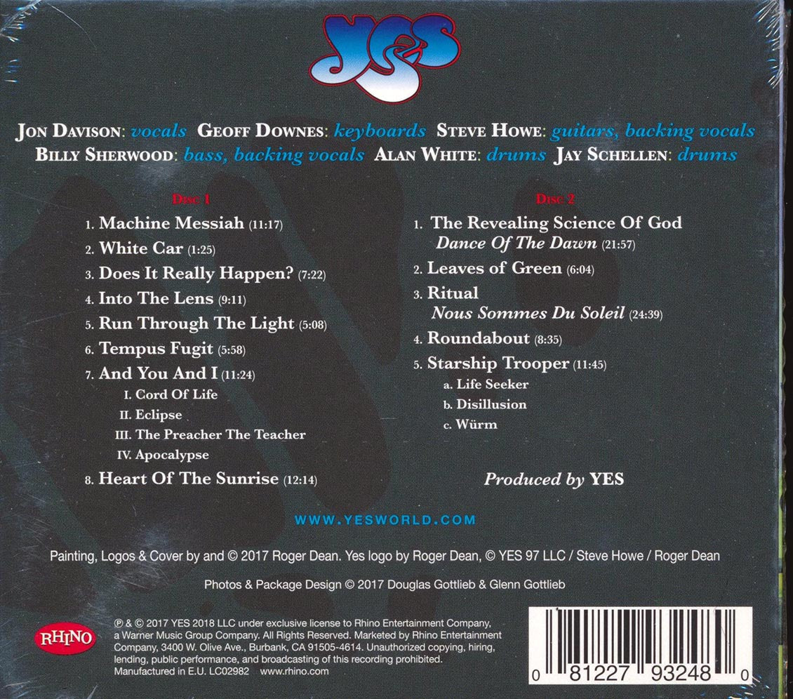 Yes - Topographic Drama (Live Across America) (2xCD)