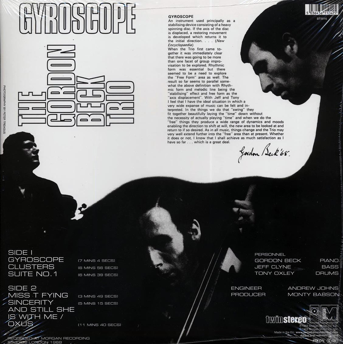 The Gordon Beck Trio - Gyroscope (RSD 2018) (ltd. ed.) (180g)