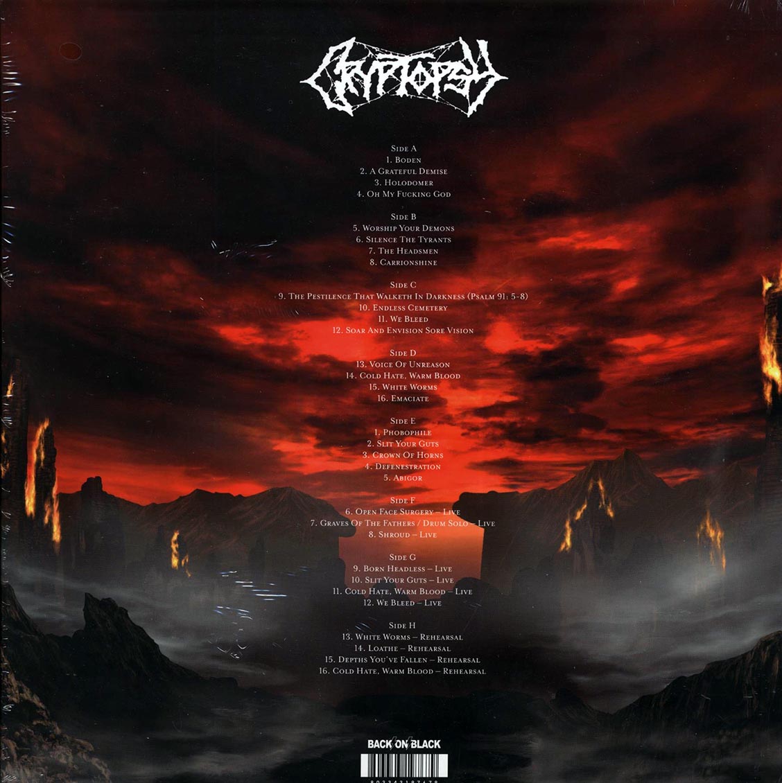 Cryptopsy - The Best Of Us Bleed (slipcase box set) (RSD 2019) (ltd. ed.) (4xLP) (box set) (red vinyl)