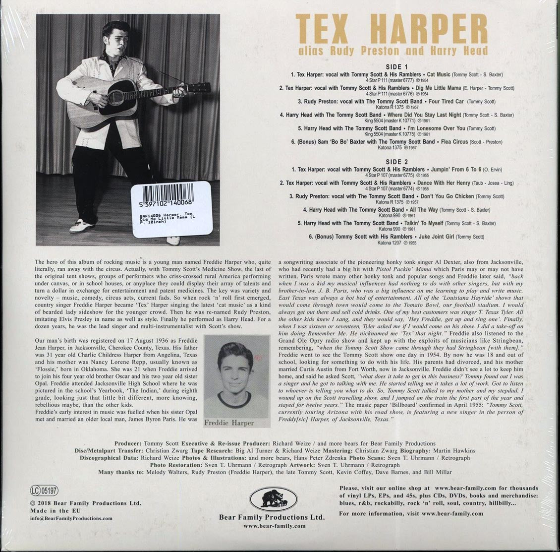 Tex Harper - Dig Me Little Mama (ltd. ed.) (10")