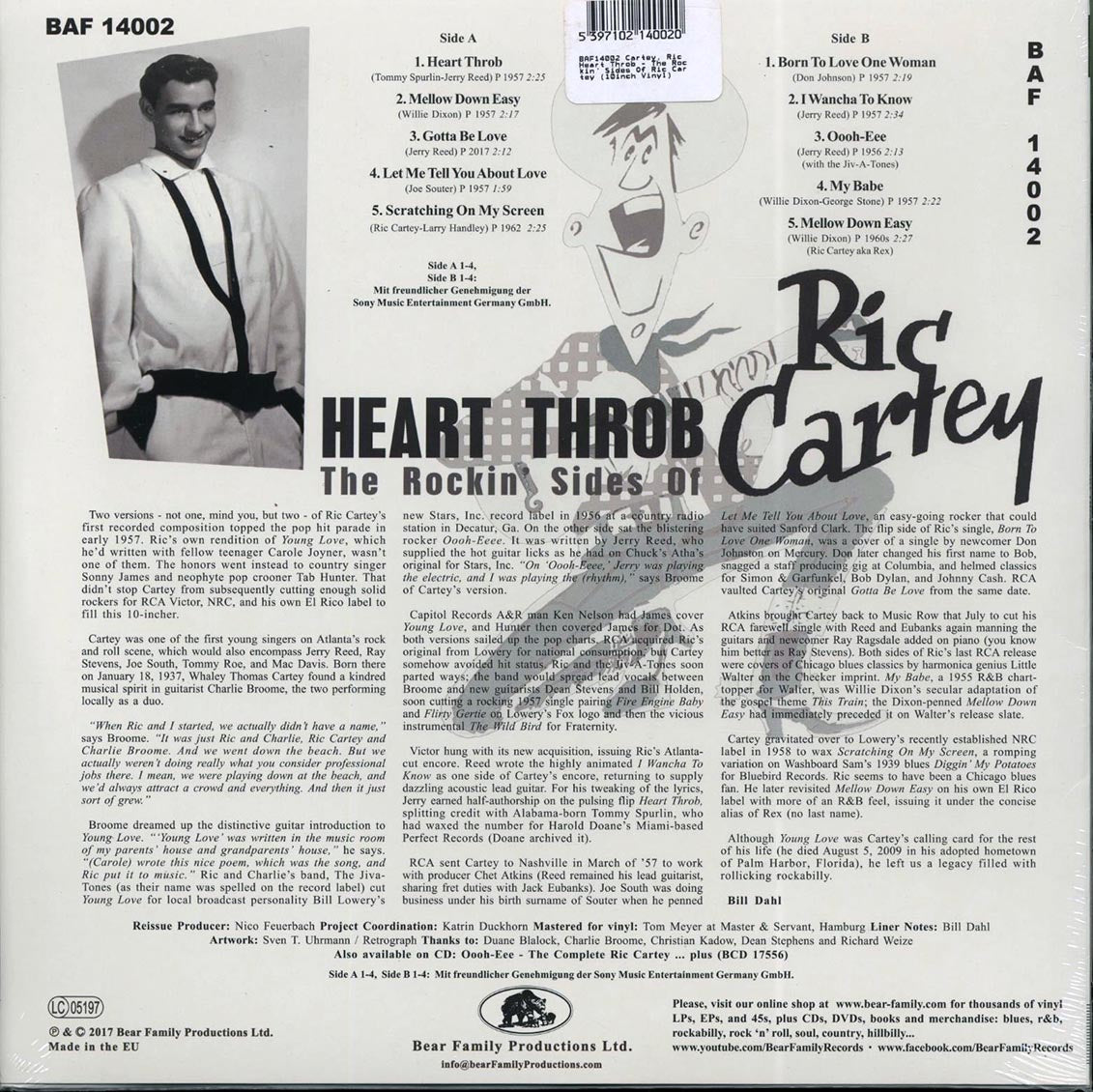 Ric Cartey - Heart Throb (ltd. ed.) (10")
