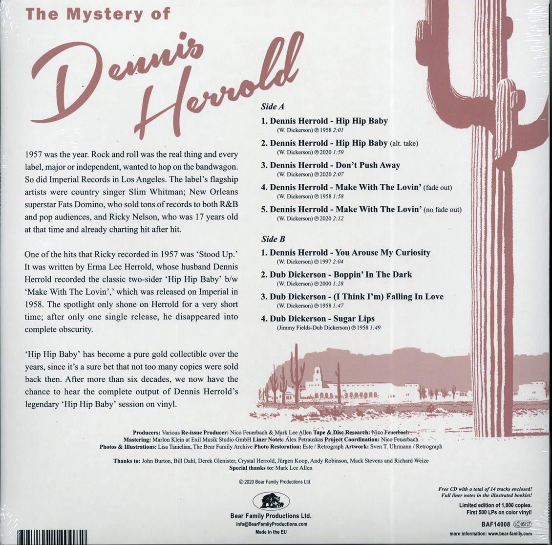 Dennis Herrold - The Mystery Of Dennis Herrold (ltd. ed.) (10") (incl. CD)