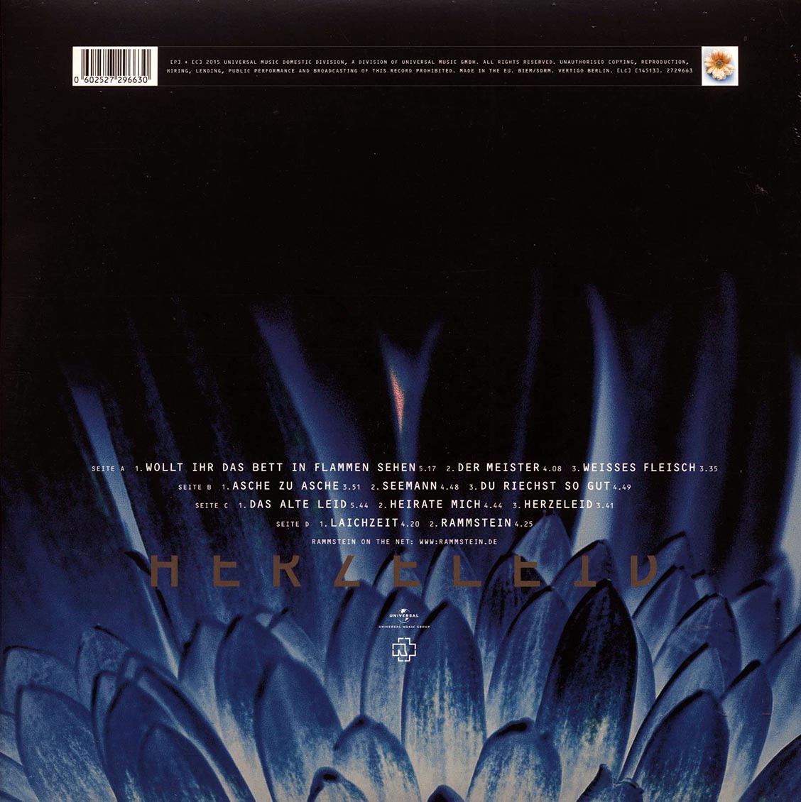Rammstein - Herzelaid (2xLP) (180g) (remastered)