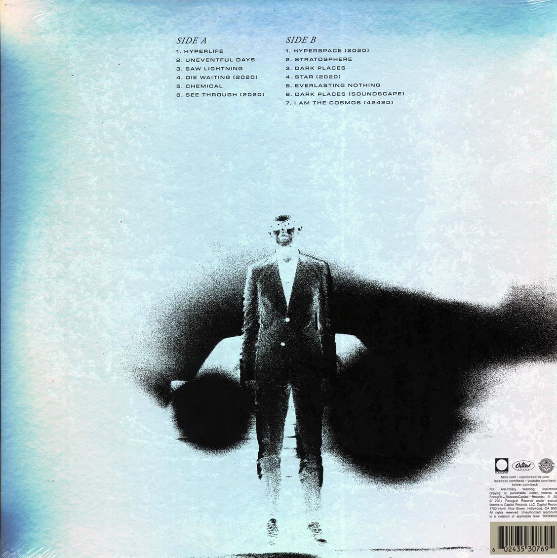 Beck - Hyperspace (2020) (Holographic Etched Vinyl) (RSD 2021) (ltd. ed.) (ltd. ed.)