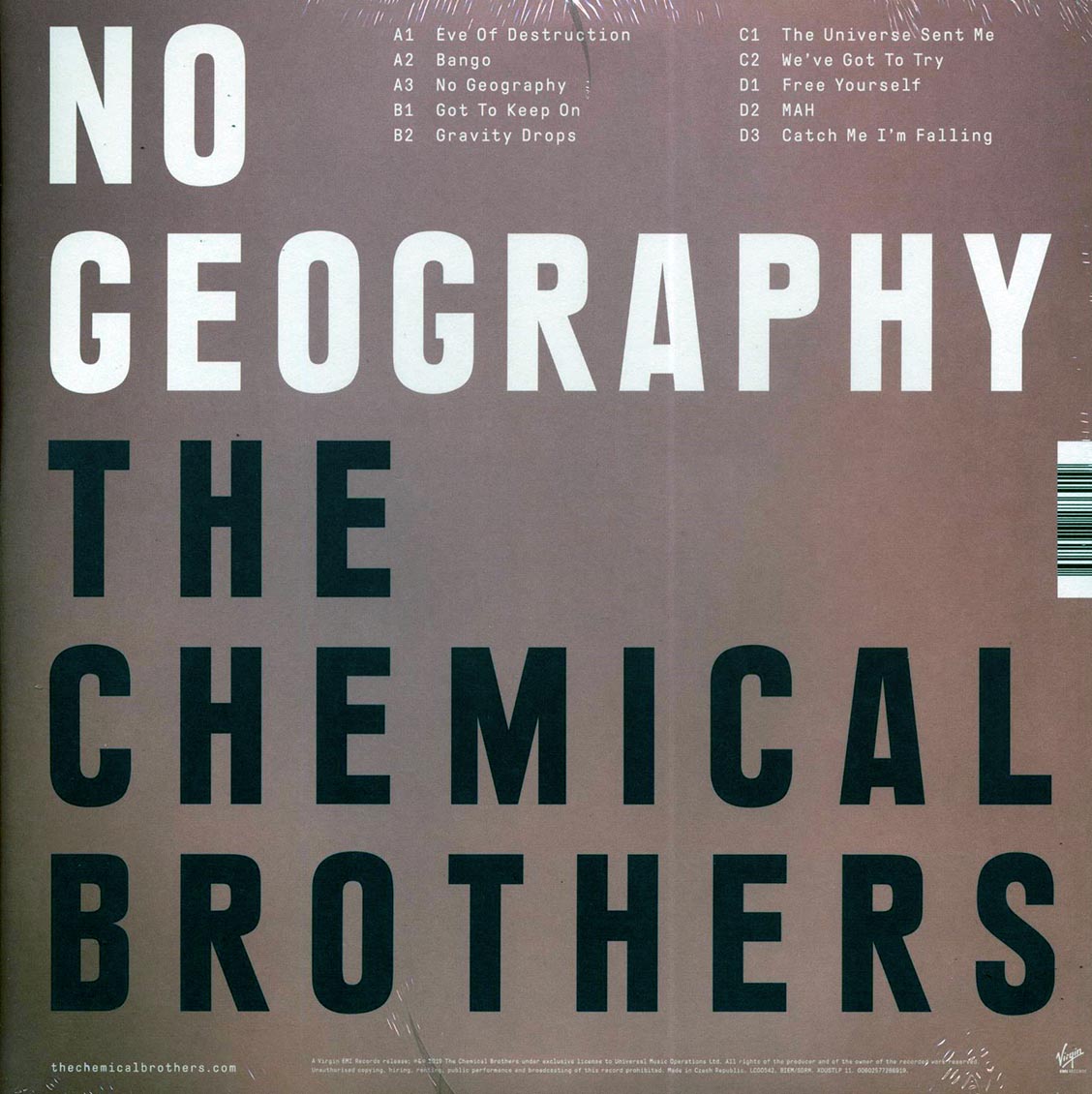 The Chemical Brothers - No Geography (2xLP) (180g)