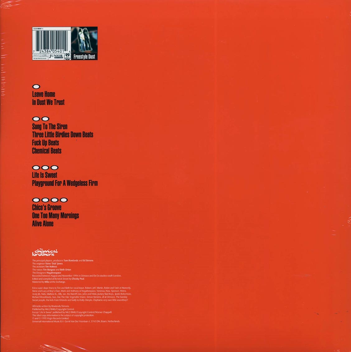 The Chemical Brothers - Exit Planet Dust (2xLP)