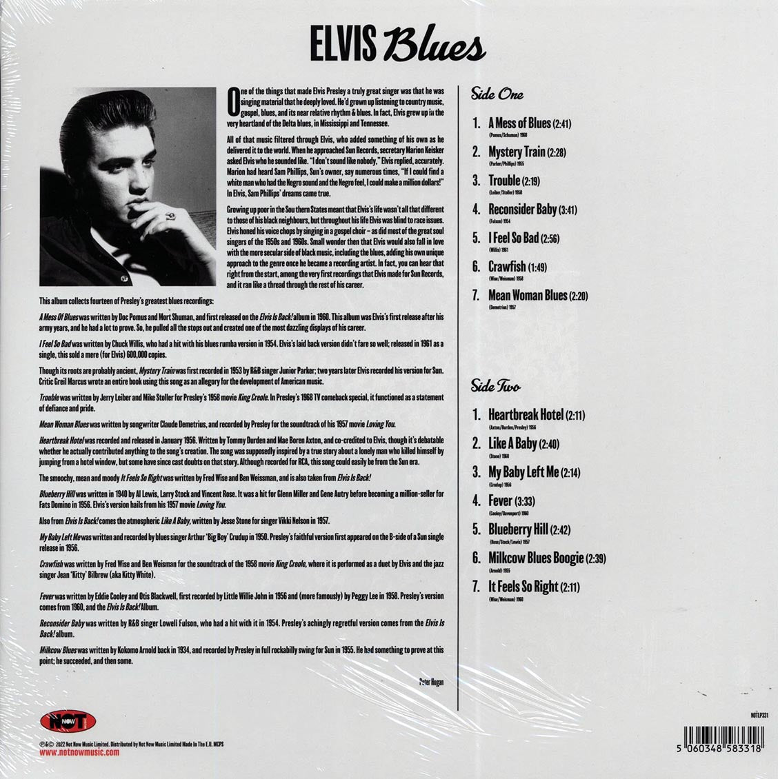 Elvis Presley - Elvis Blues (180g) (blue vinyl)