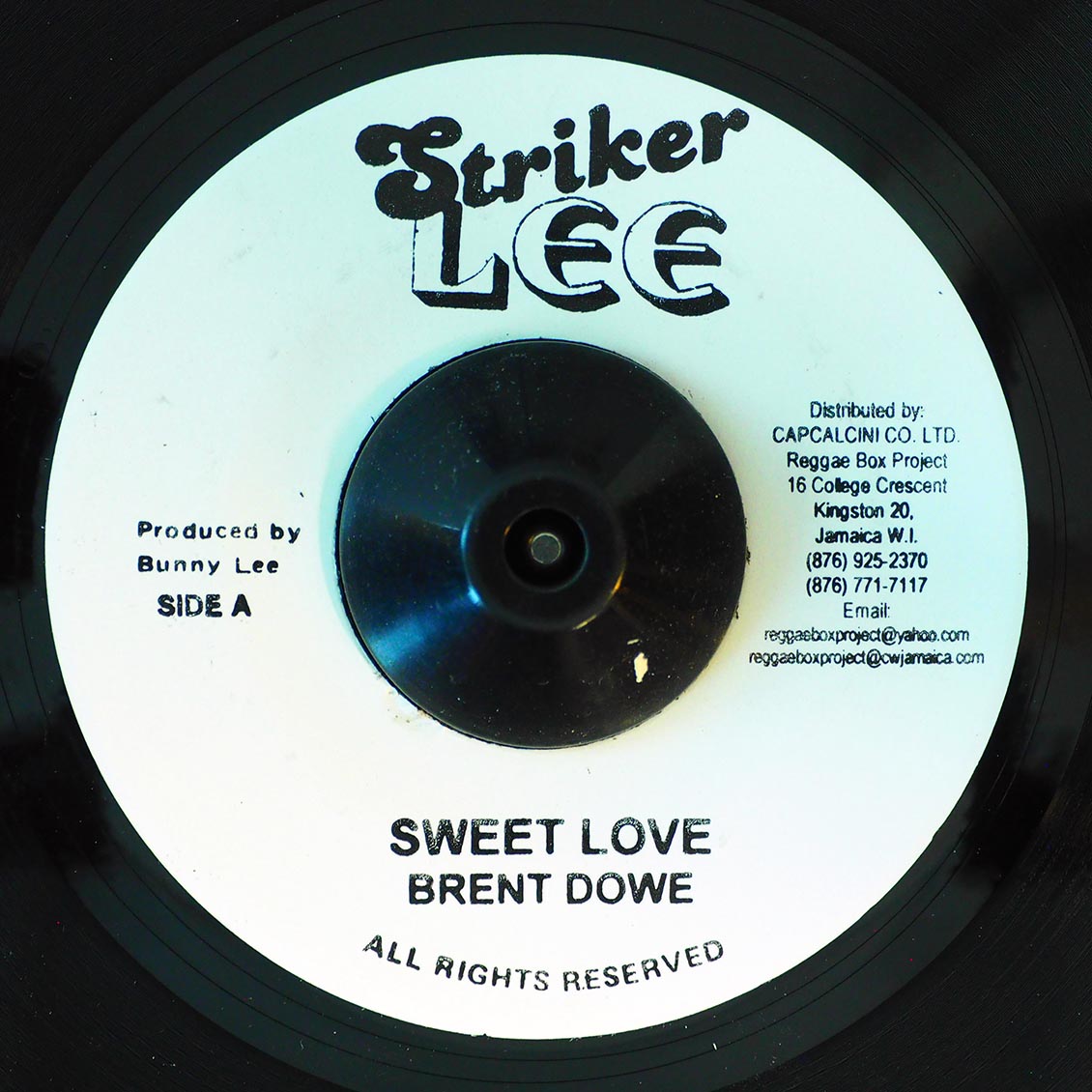 Brent Dowe - Sweet Love  /  Version (rhythm: "Stick By Me")