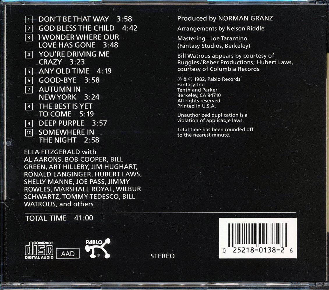 Ella Fitzgerald - The Best Is Yet To Come
