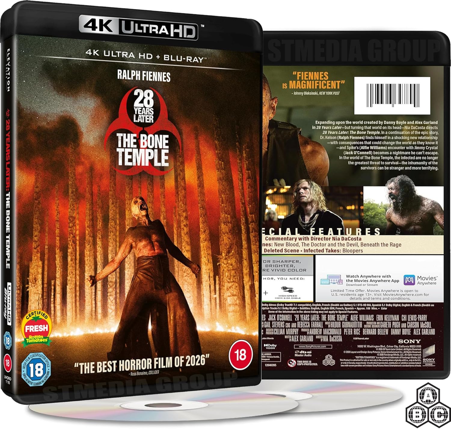 28 Years Later: The Bone Temple [Special Features] [4K UHD + Blu-ray] [Region Free] product cover