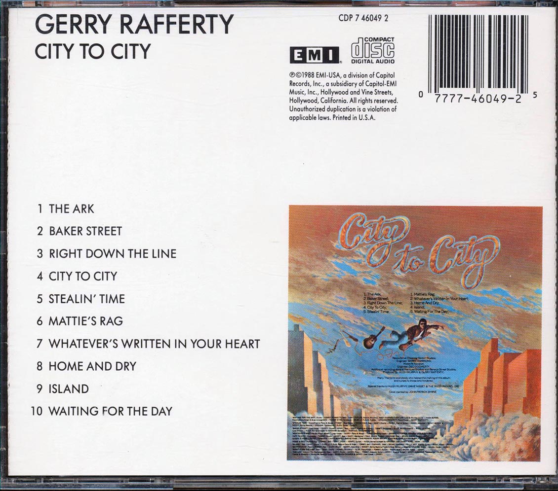 Gerry Rafferty - City To City