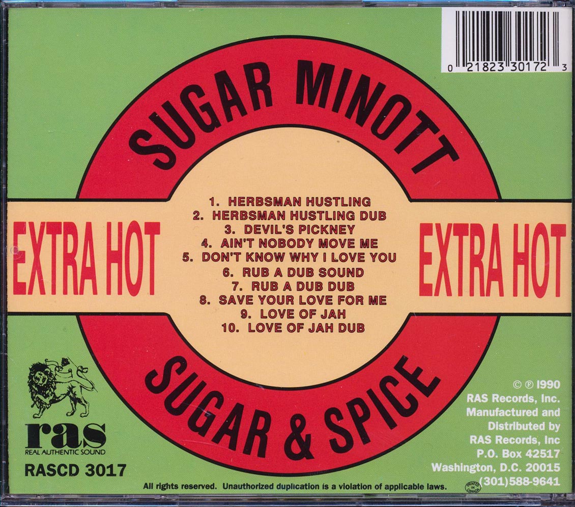 Sugar Minott - Sugar & Spice: Extra Hot