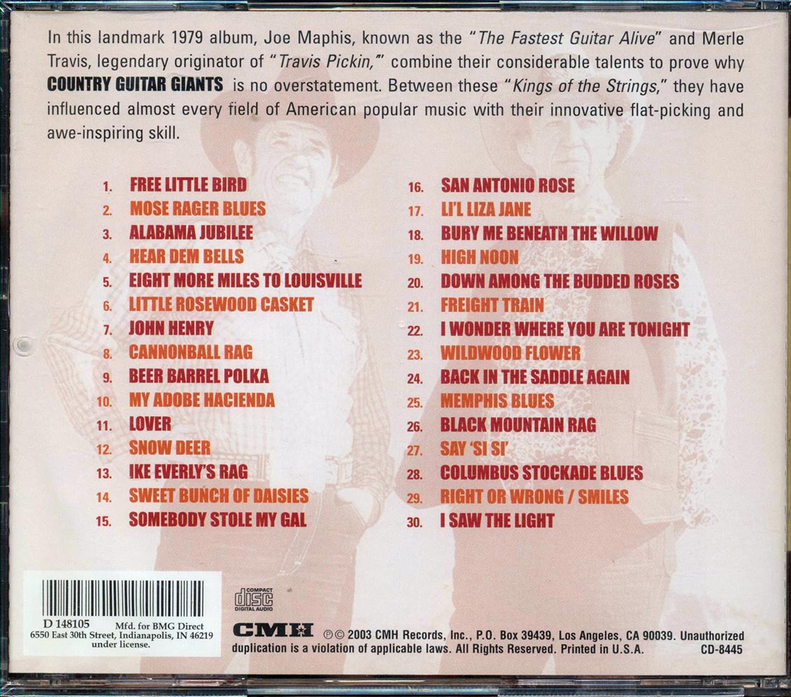 Merle Travis, Joe Maphis - Country Guitar Giants