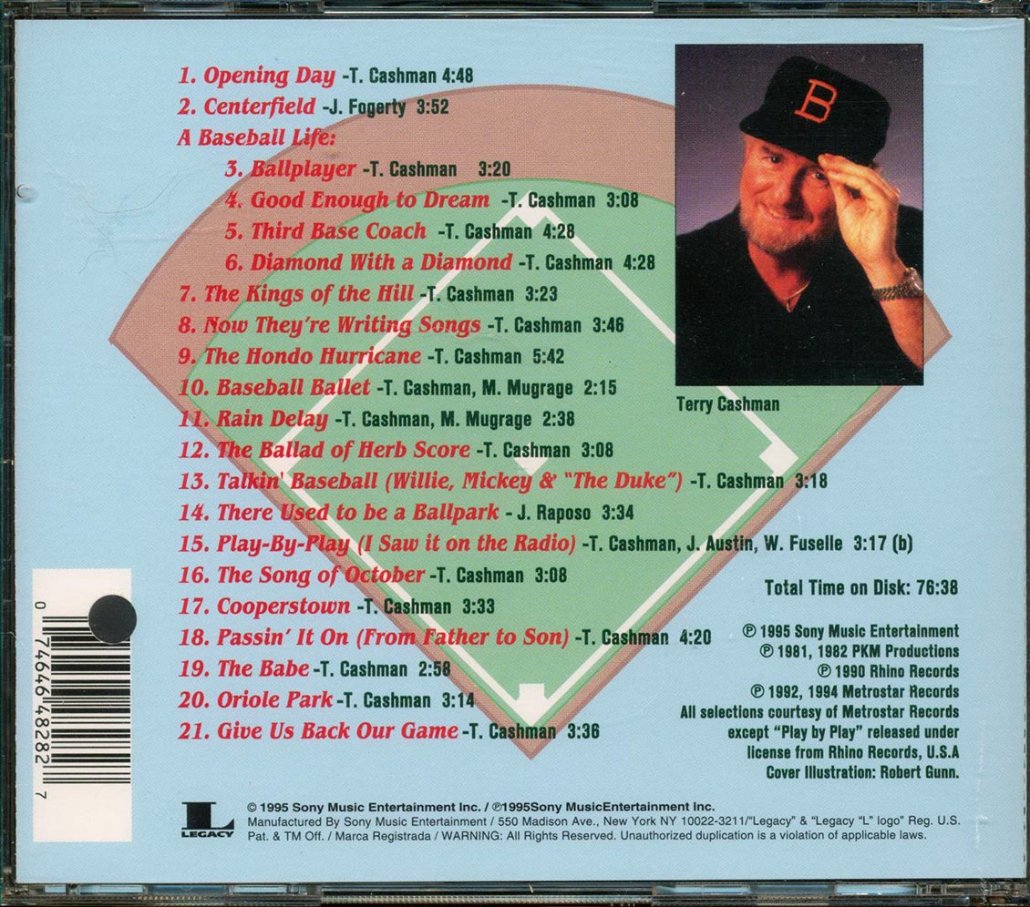 Terry Cashman - Passin' It On: America's Baseball Heritage In Song