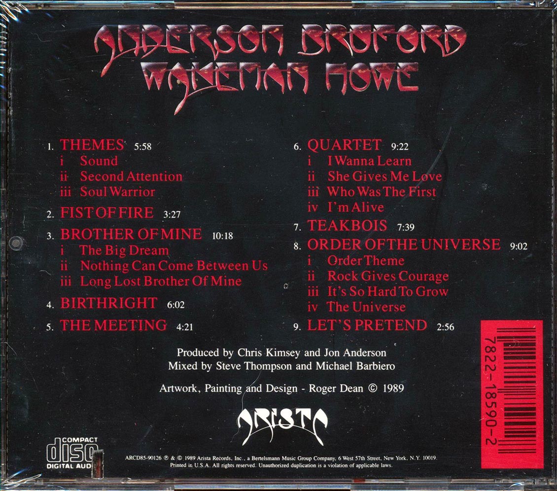 Anderson Bruford Wakeman Howe - Anderson Bruford Wakeman Howe