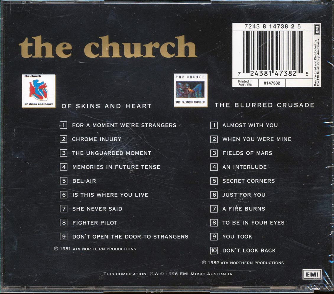 The Church  - Of Skins And Hearts/ The Blurred Crusade