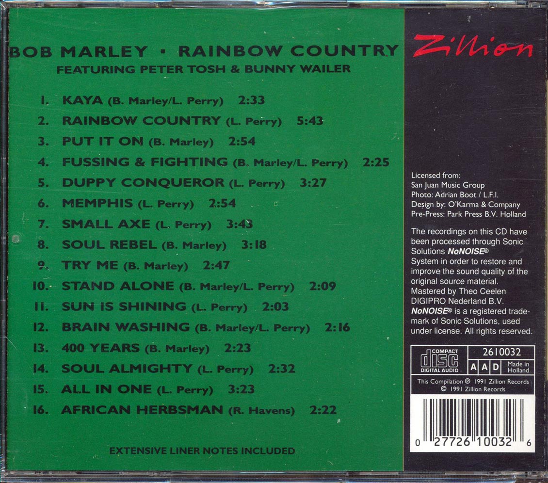 Bob Marley - Rainbow Country